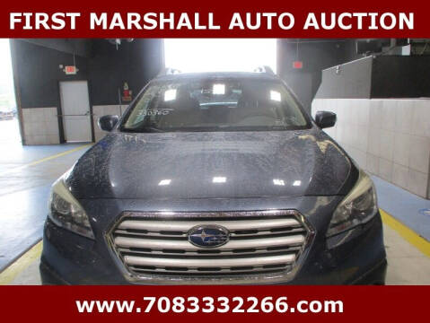 2015 Subaru Outback for sale at First Marshall Auto Auction in Harvey IL