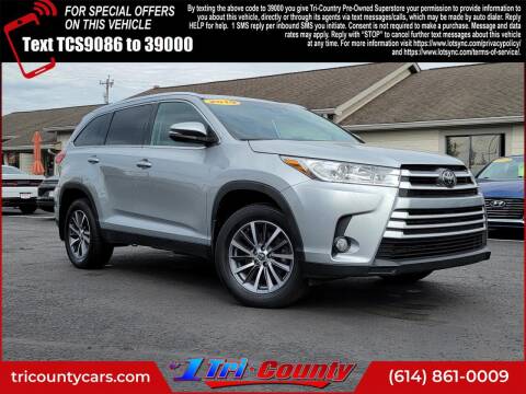 2019 Toyota Highlander for sale at Tri-County Pre-Owned Superstore in Reynoldsburg OH