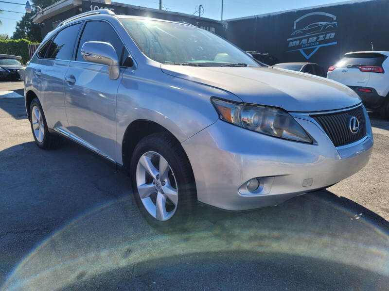 2011 Lexus RX 350 for sale at Marin Auto Club Inc in Miami FL
