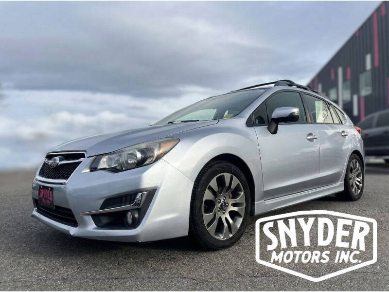 2016 Subaru Impreza 2.0i Sport Premium