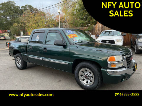 2005 GMC Sierra 1500 for sale at NFY AUTO SALES in Sacramento CA