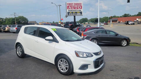 2017 Chevrolet Sonic for sale at FIRST CHOICE AUTO in Middletown OH