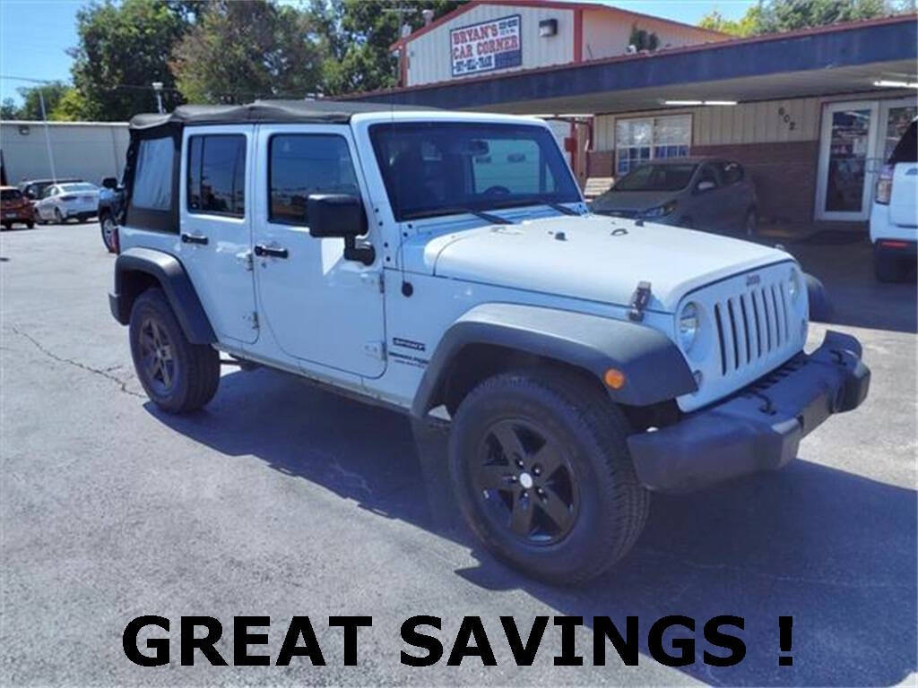 2018 Jeep Wrangler JK Unlimited for sale at Bryans Car Corner 2 in Midwest City, OK