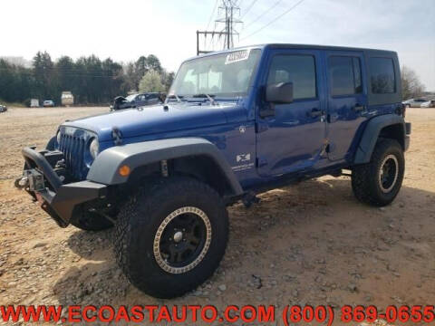 2009 Jeep Wrangler Unlimited for sale at East Coast Auto Source Inc. in Bedford VA