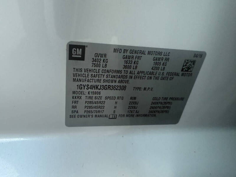 2016 Cadillac Escalade ESV Luxury Collection