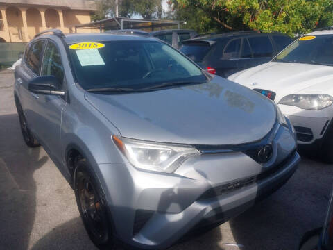 2018 Toyota RAV4 for sale at P S AUTO ENTERPRISES INC in Miramar FL