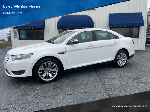 2014 Ford Taurus for sale at Larry Whicker Motors in Kernersville NC