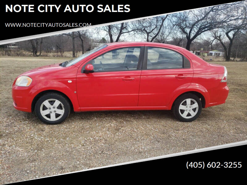 2007 Chevrolet Aveo for sale at NOTE CITY AUTO SALES in Oklahoma City OK