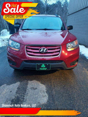 2010 Hyundai Santa Fe for sale at Shamrock Auto Brokers, LLC in Belmont NH