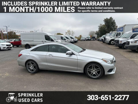 2014 Mercedes-Benz E-Class for sale at Sprinkler Used Cars in Longmont CO
