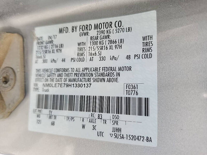 2017 Ford Transit Connect XL