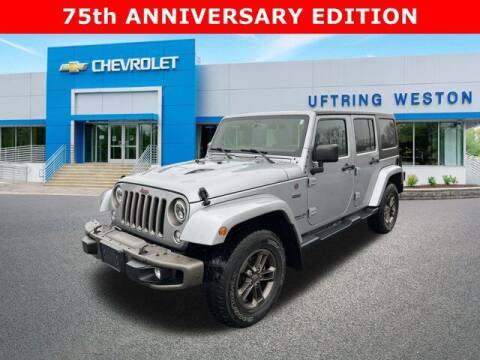 2016 Jeep Wrangler Unlimited for sale at Uftring Weston Pre-Owned Center in Peoria IL