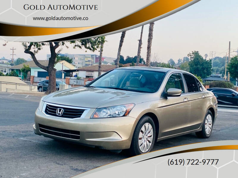 2010 Honda Accord for sale at Gold AutoMotive in San Diego CA