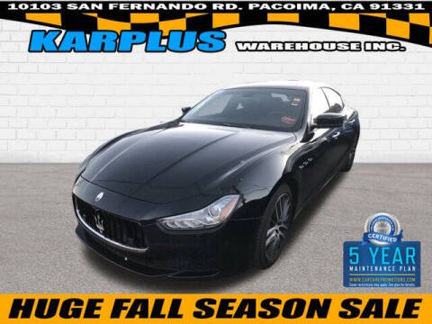 2015 Maserati Ghibli for sale at Karplus Warehouse in Pacoima CA