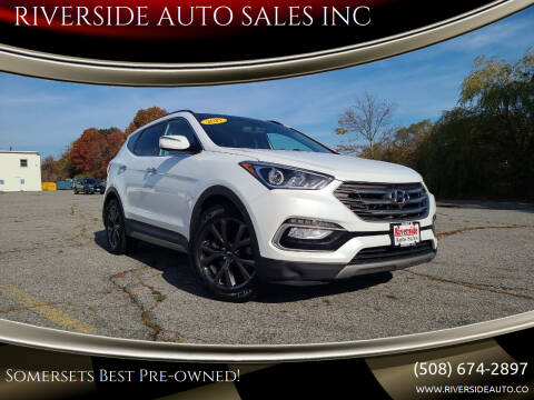 2017 Hyundai Santa Fe Sport for sale at RIVERSIDE AUTO SALES INC in Somerset MA