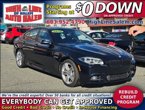 2016 BMW 5 Series for sale at High Line Auto Sales of Salem in Salem NH