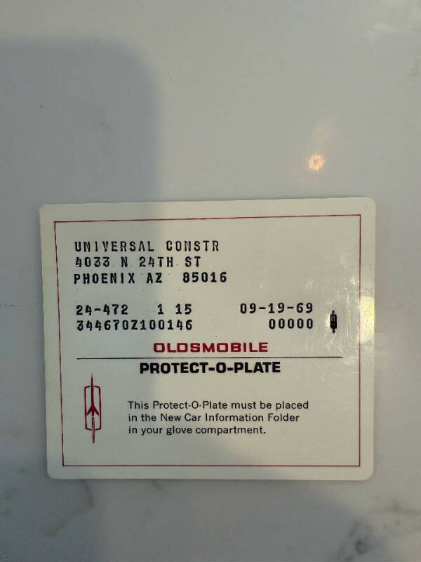 1970 Oldsmobile Convertible 442