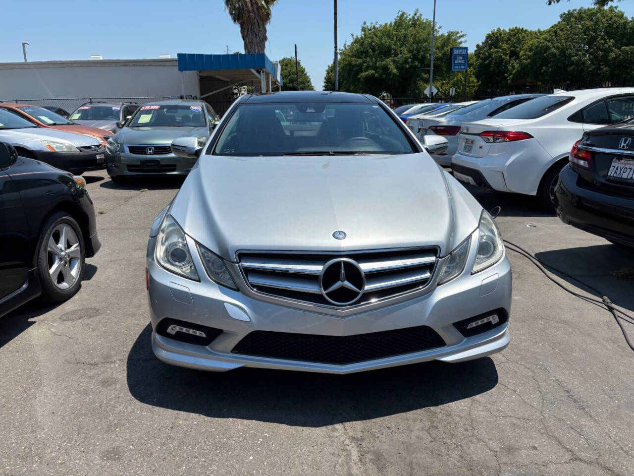 Silver 2010 Mercedes-Benz E-Class E 550 E 550 2dr Coupe 2
