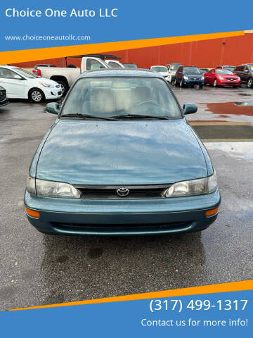 1995 Toyota Corolla for sale at Choice One Auto LLC in Beech Grove IN