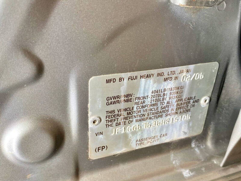 2006 Subaru Impreza 2.5 i