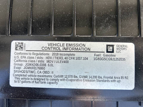 2018 Chevrolet Express 3500