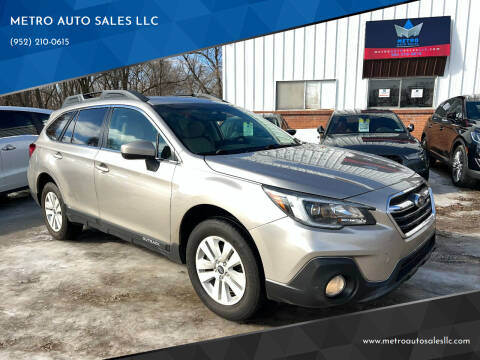 2018 Subaru Outback for sale at METRO AUTO SALES LLC in Lino Lakes MN