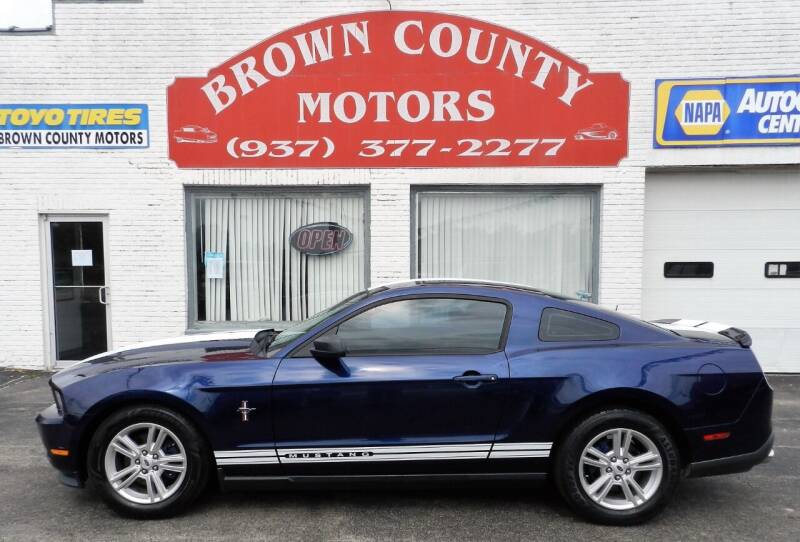 2012 Ford Mustang for sale at Brown County Motors in Russellville OH