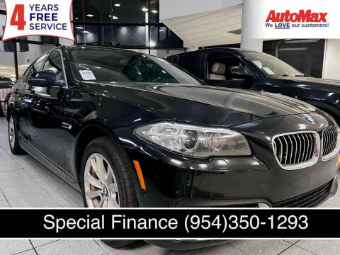 2015 BMW 5 Series for sale at Auto Max in Hollywood FL