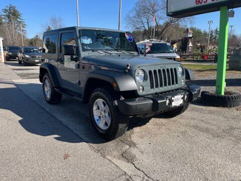2014 Jeep Wrangler for sale at Giguere Auto Wholesalers in Tilton NH