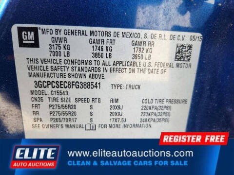 2015 Chevrolet Silverado 1500