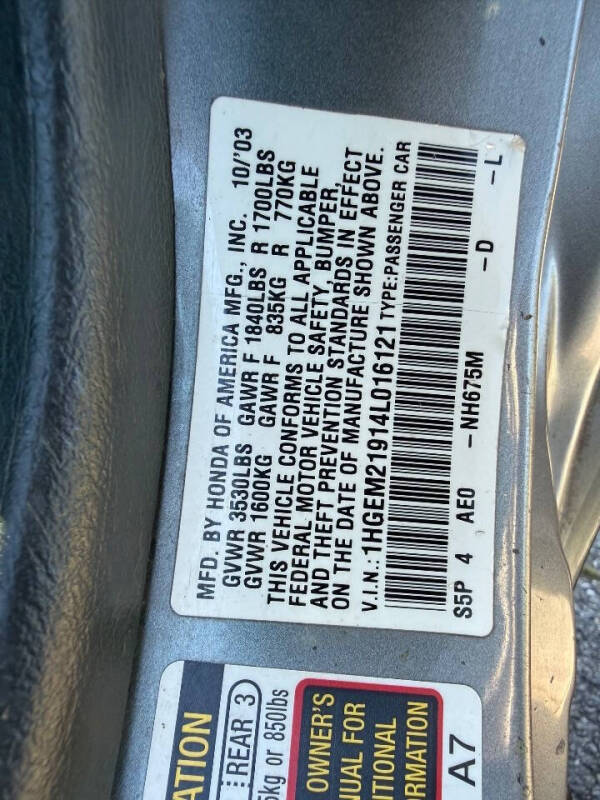 2004 Honda Civic EX