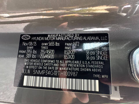 2026 Hyundai Santa Fe Hybrid Limited