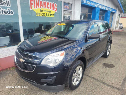 2015 Chevrolet Equinox for sale at AutoMotion Sales in Franklin OH