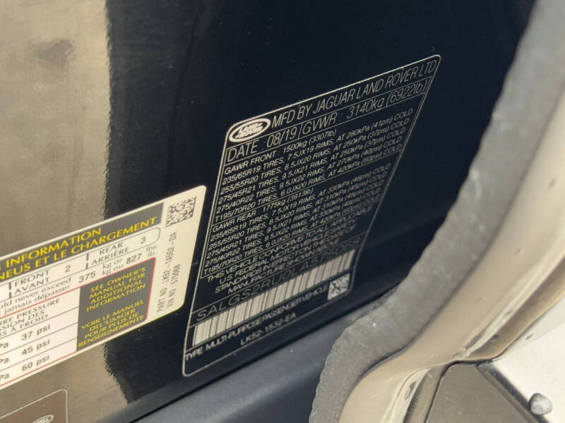 2020 Land Rover Range Rover HSE