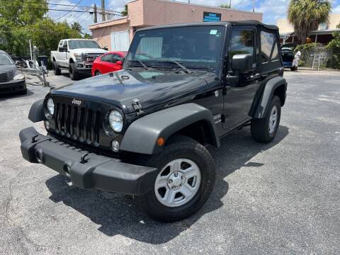 2015 Jeep Wrangler for sale at MITCHELL MOTOR CARS in Fort Lauderdale FL