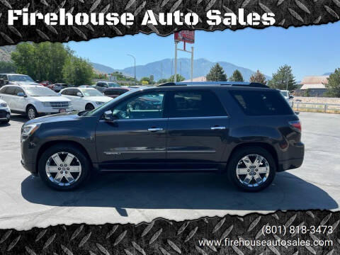 2015 GMC Acadia for sale at Firehouse Auto Sales in Springville UT