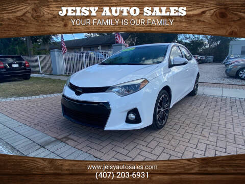 2016 Toyota Corolla for sale at JEISY AUTO SALES in Orlando FL