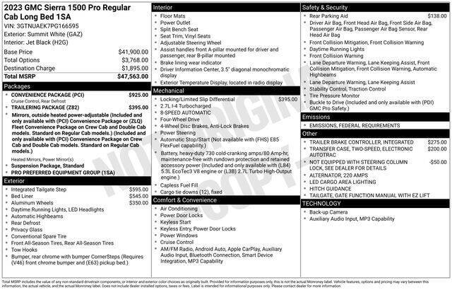 2023 GMC Sierra 1500