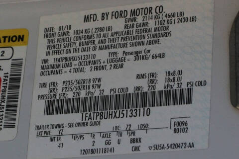 2018 Ford Mustang EcoBoost Premium