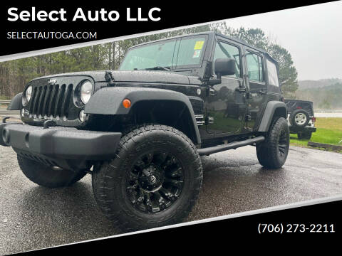2015 Jeep Wrangler Unlimited for sale at Select Auto LLC in Ellijay GA