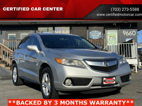 2013 Acura RDX for sale at CERTIFIED CAR CENTER in Fairfax VA