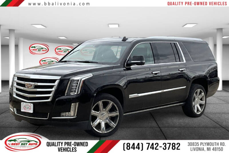 2016 Cadillac Escalade ESV for sale at Best Bet Auto in Livonia MI