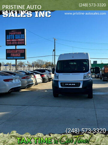 2021 RAM ProMaster for sale at PRISTINE AUTO SALES INC in Pontiac MI