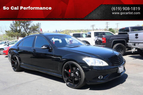 2008 Mercedes-Benz S-Class for sale at So Cal Performance in San Diego CA