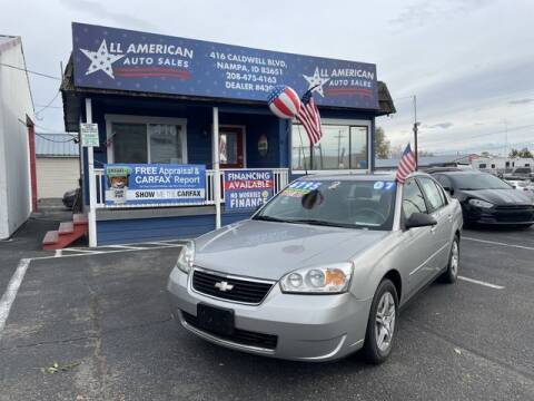 2007 Chevrolet Malibu for sale at All American Auto Sales LLC in Nampa ID