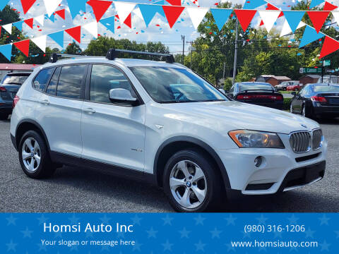 2011 BMW X3 for sale at Homsi Auto Inc in Kannapolis NC