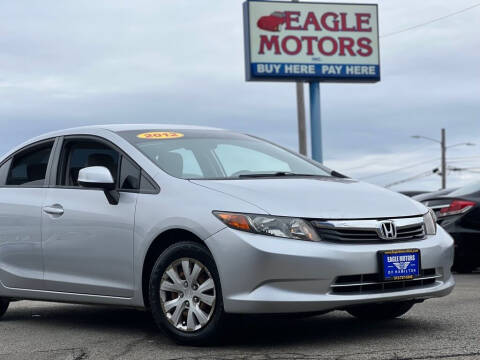 2012 Honda Civic for sale at Eagle Motors in Hamilton OH
