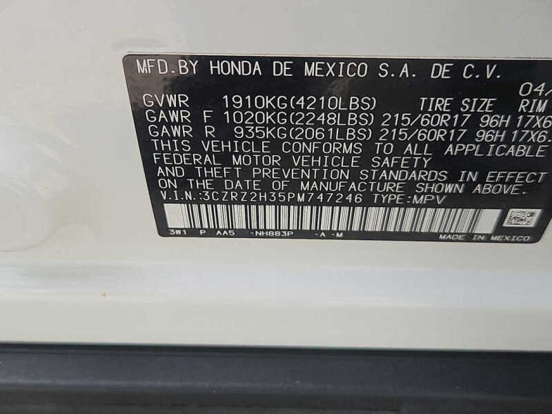 2023 Honda HR-V LX
