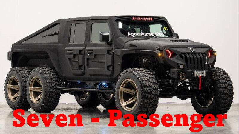 2023 Apocalypse HellFire 6×6 7 Passenger – Captain Chairs Black V6