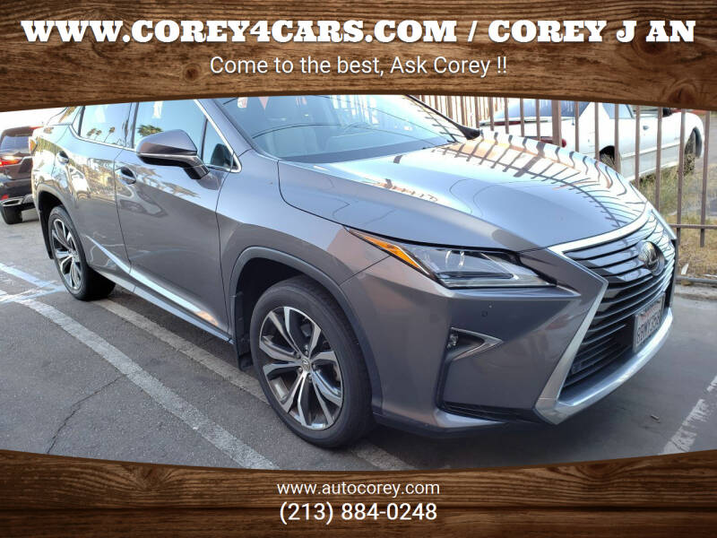 2017 Lexus RX 350 for sale at WWW.COREY4CARS.COM / COREY J AN in Los Angeles CA